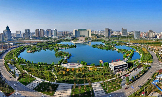 临沂市北城新区俯瞰